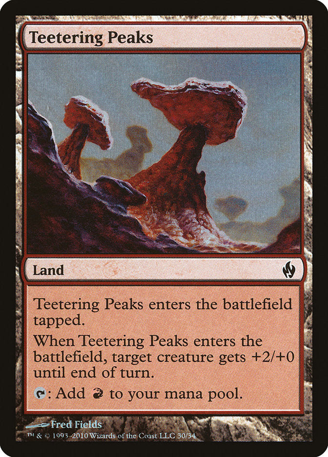 Teetering Peaks [Premium Deck Series: Fire and Lightning] | L.A. Mood Comics and Games
