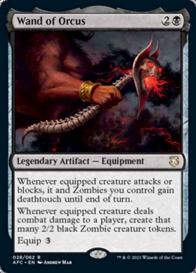 Wand of Orcus [Dungeons & Dragons: Adventures in the Forgotten Realms Commander] | L.A. Mood Comics and Games