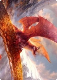 Goldspan Dragon Art Card [Kaldheim Art Series] | L.A. Mood Comics and Games