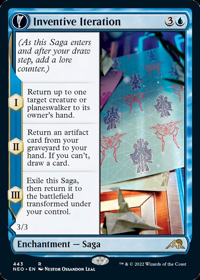 Inventive Iteration // Living Breakthrough (Extended Art) [Kamigawa: Neon Dynasty] | L.A. Mood Comics and Games