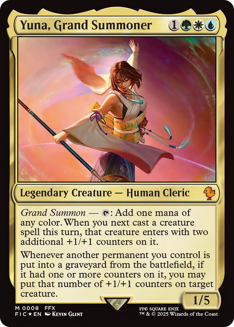 Yuna, Grand Summoner [FINAL FANTASY Commander] | L.A. Mood Comics and Games