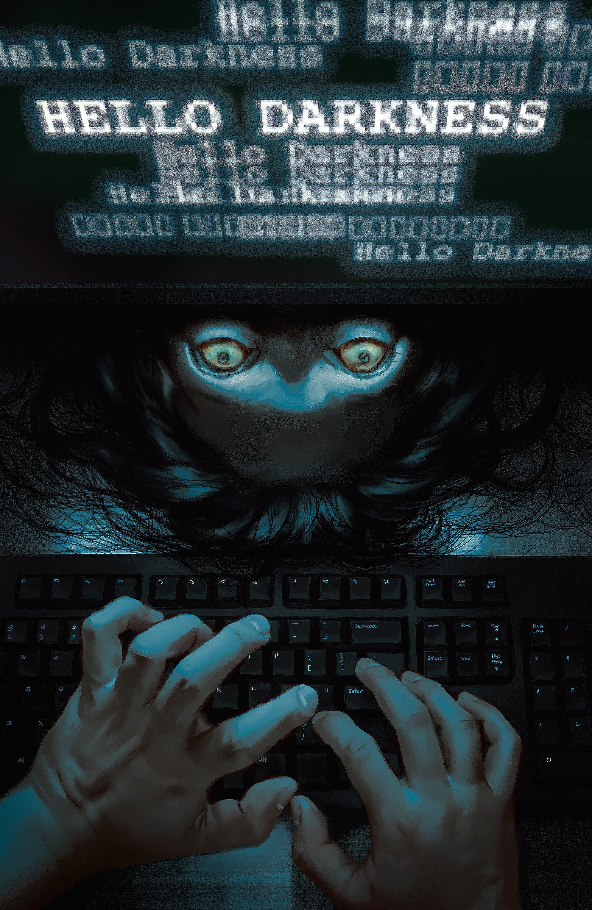 Hello Darkness #15 C Variant (Full Art, Mercado) | L.A. Mood Comics and Games