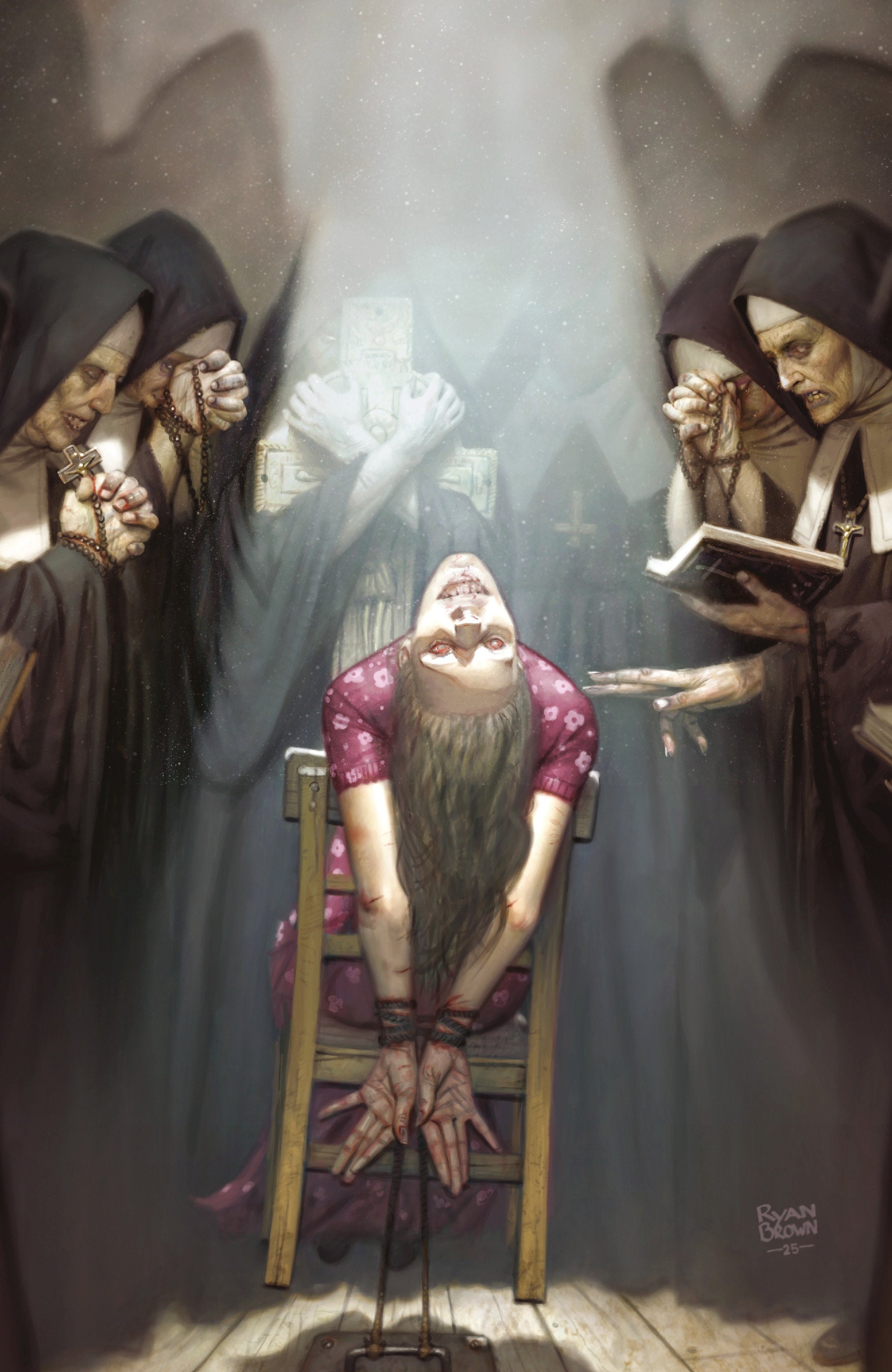 Hello Darkness #16 C Variant (Full Art, Brown) | L.A. Mood Comics and Games