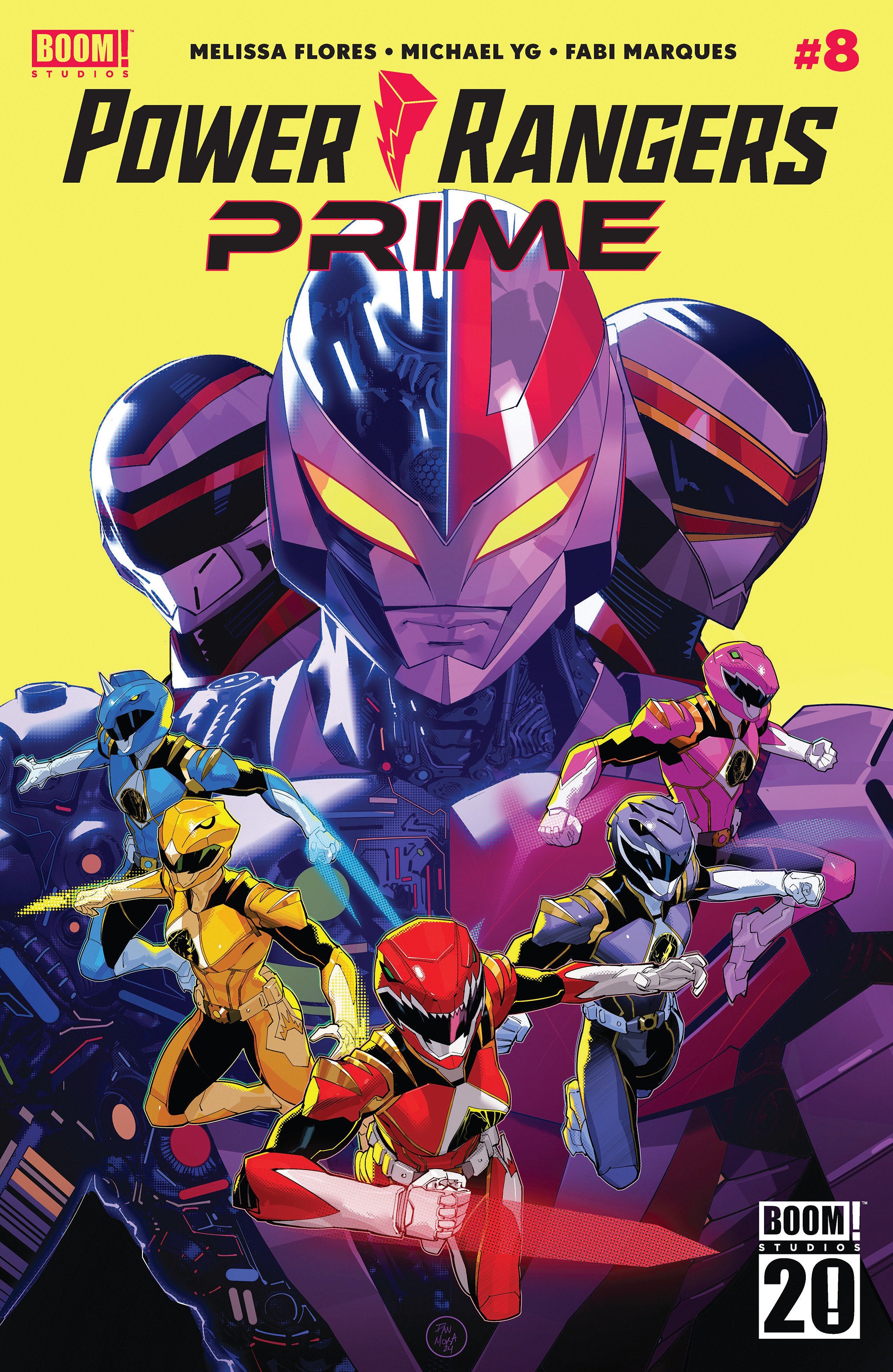 Power Rangers Prime #8 A Main (Dressed, Mora) | L.A. Mood Comics and Games