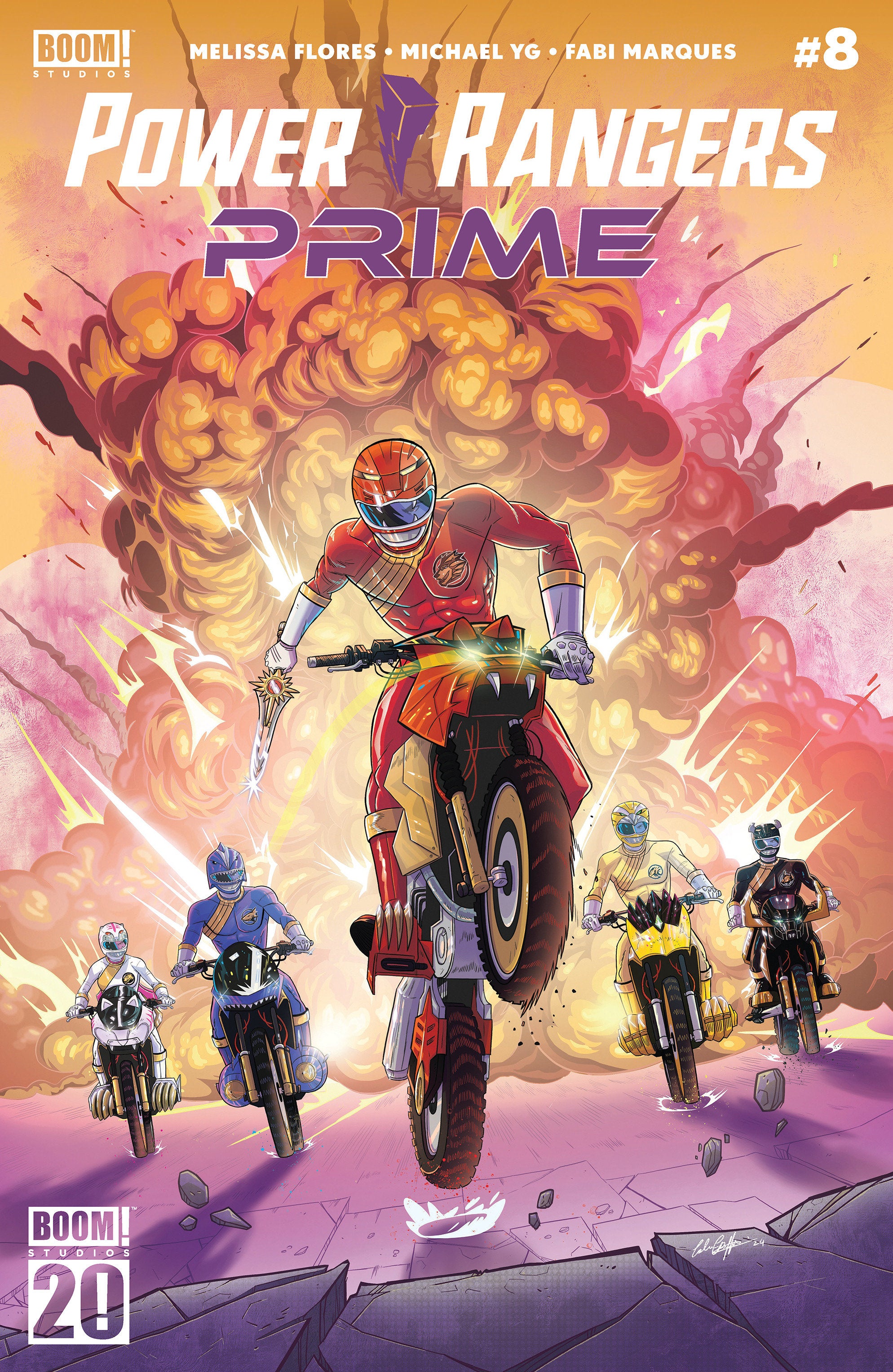 Power Rangers Prime #8 B Variant (Dressed, Griffin) | L.A. Mood Comics and Games