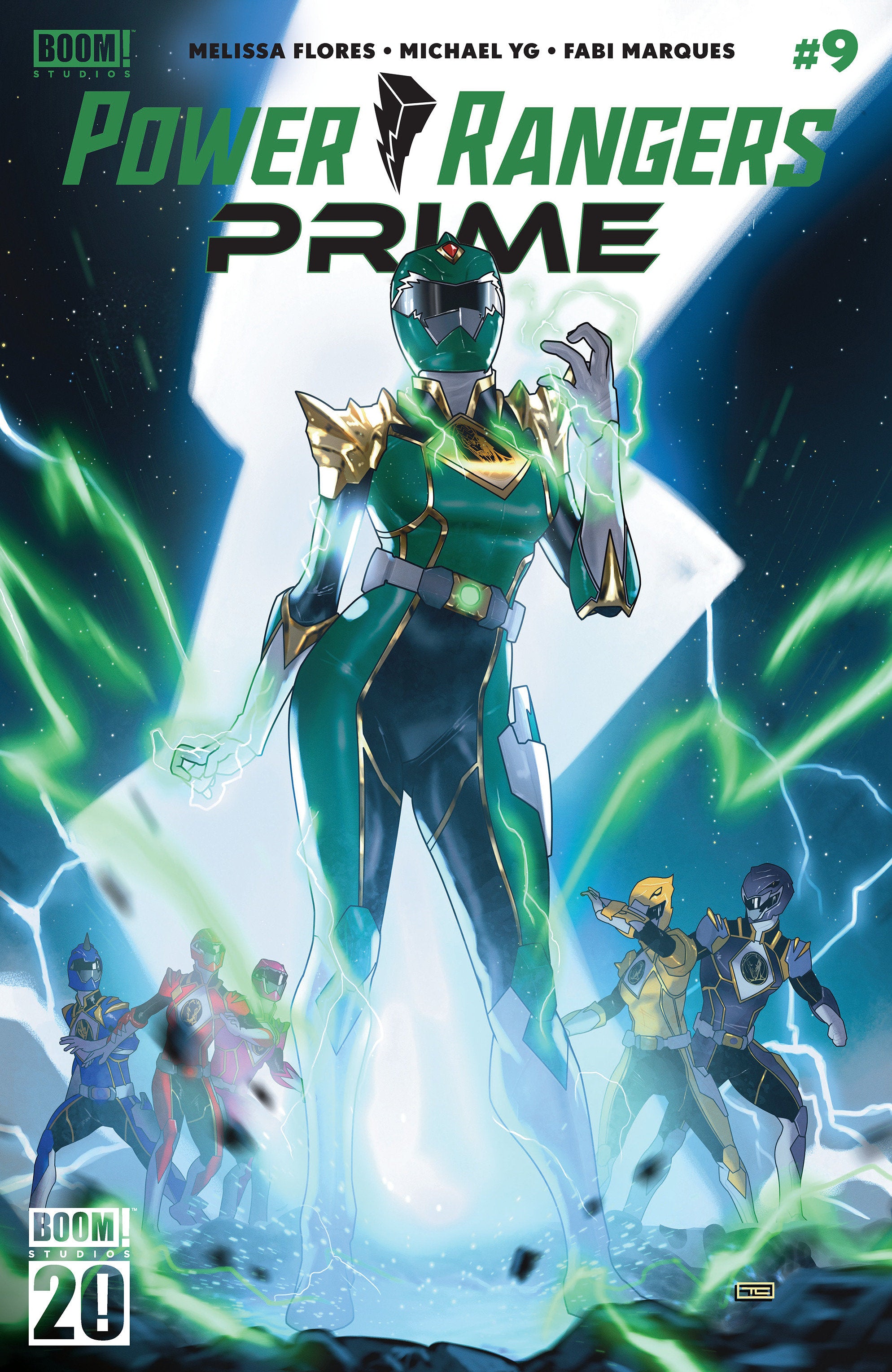 Power Rangers Prime #9 A Main (Dressed, Clarke) | L.A. Mood Comics and Games