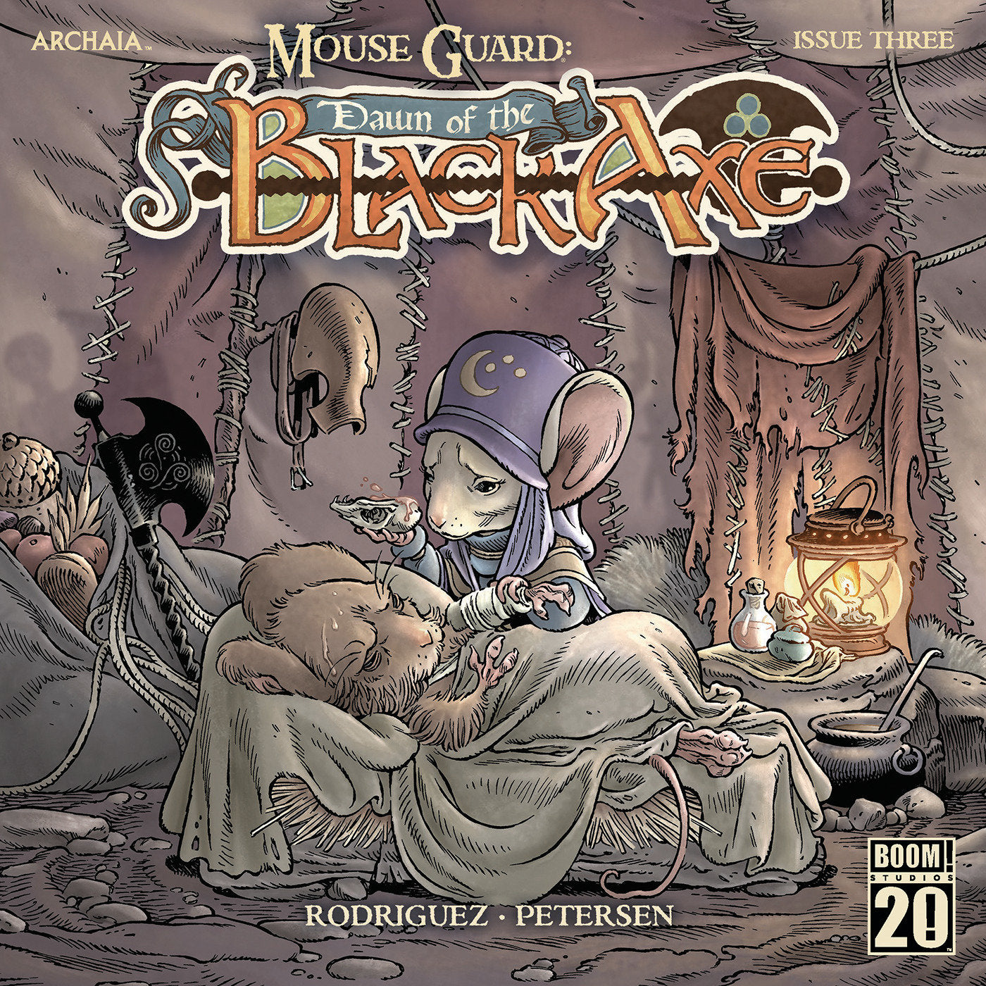 Mouse Guard: Dawn Of The Black Axe #3 A Main (Dressed, RodríGuez) | L.A. Mood Comics and Games