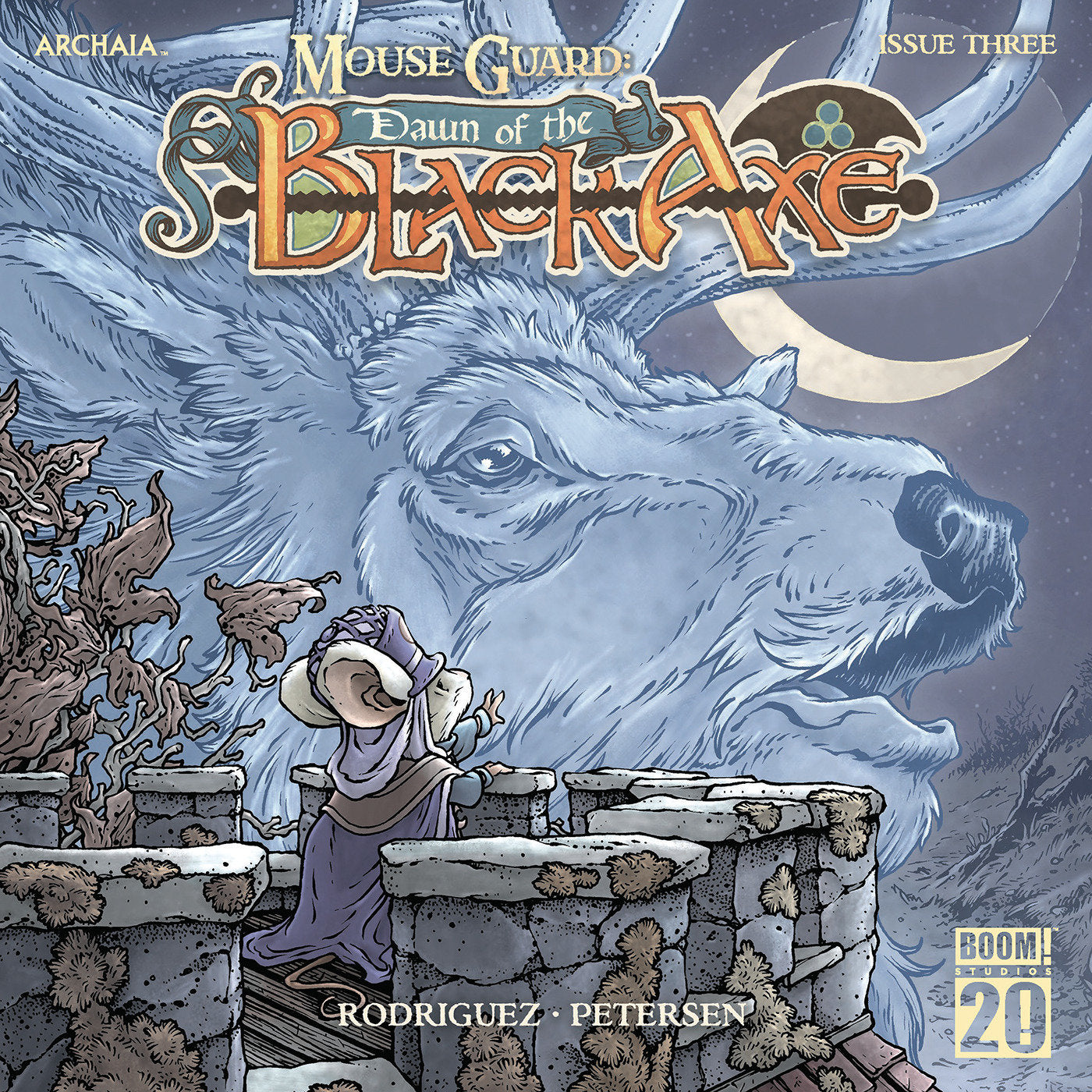 Mouse Guard: Dawn Of The Black Axe #3 B Variant (Dressed, Petersen) | L.A. Mood Comics and Games