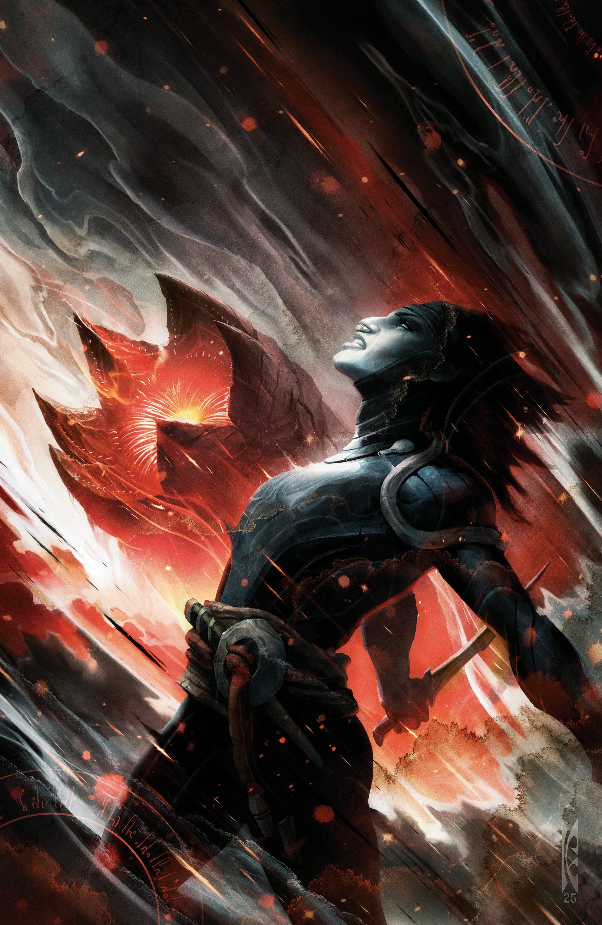 Dune: Edge Of A Crysknife: Rage Of Shai-Hulud #1 E Unlockable Variant (Full Art, Swanland) | L.A. Mood Comics and Games