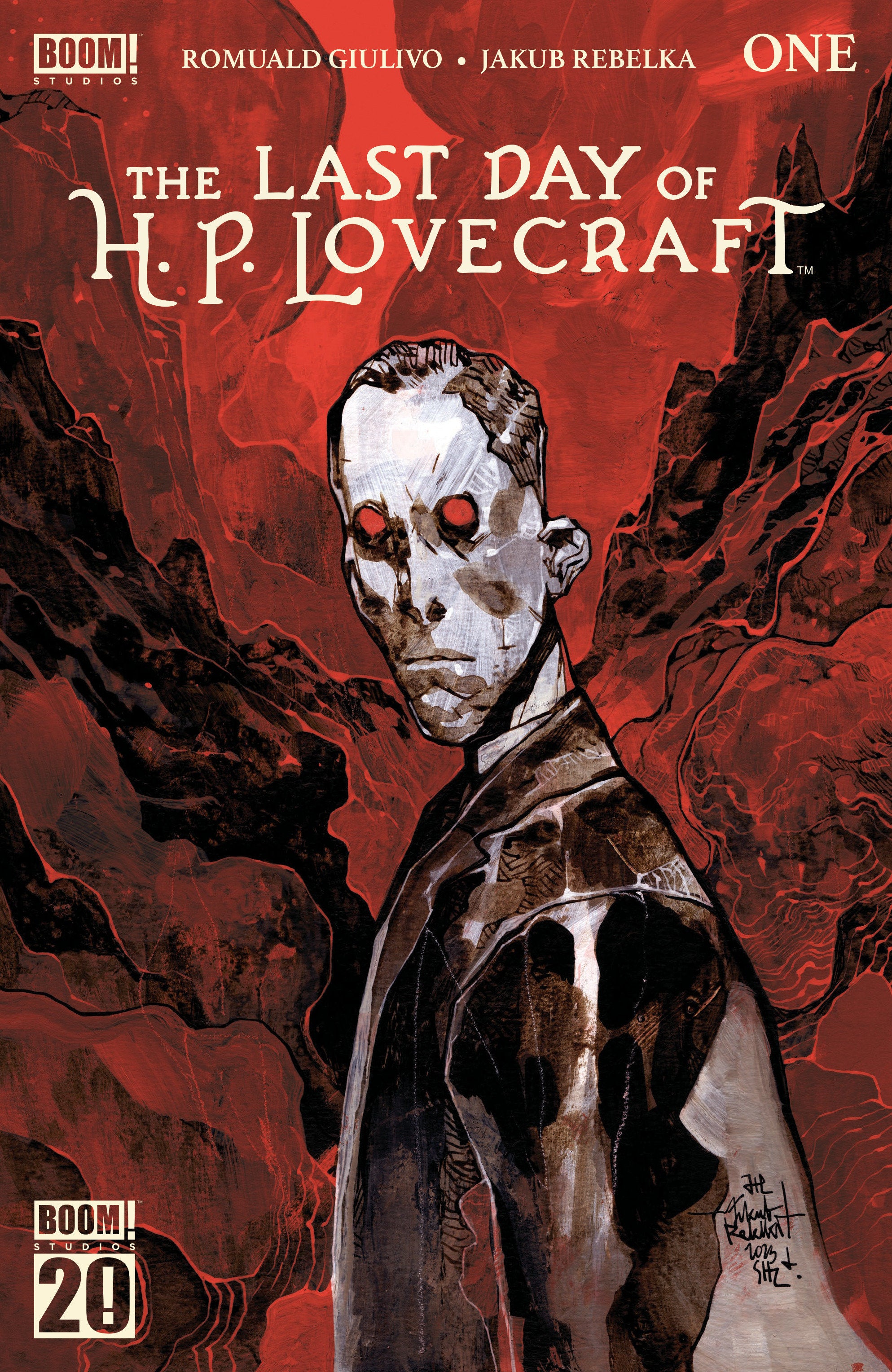 The Last Day Of H.P. Lovecraft #1 A Main (Dressed, Rebelka) | L.A. Mood Comics and Games