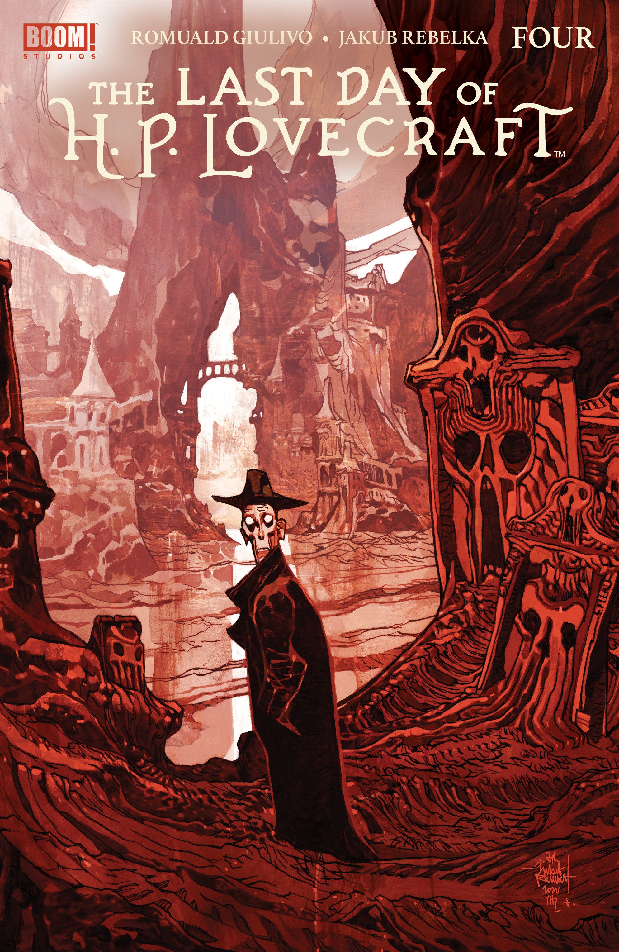 The Last Day Of H.P. Lovecraft #4 A Main (Dressed, Rebelka) | L.A. Mood Comics and Games