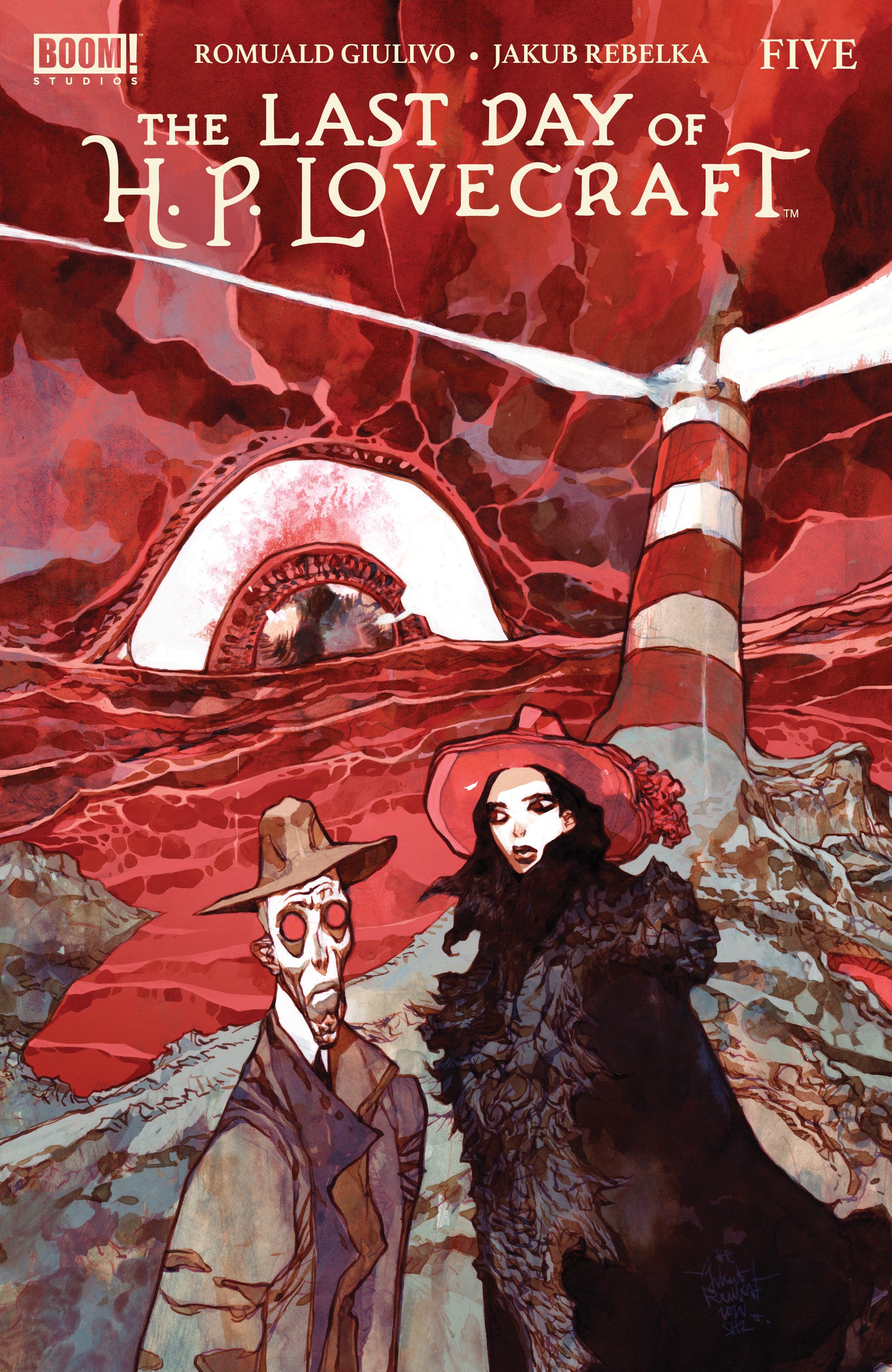 The Last Day Of H.P. Lovecraft #5 A Main (Dressed, Rebelka) | L.A. Mood Comics and Games