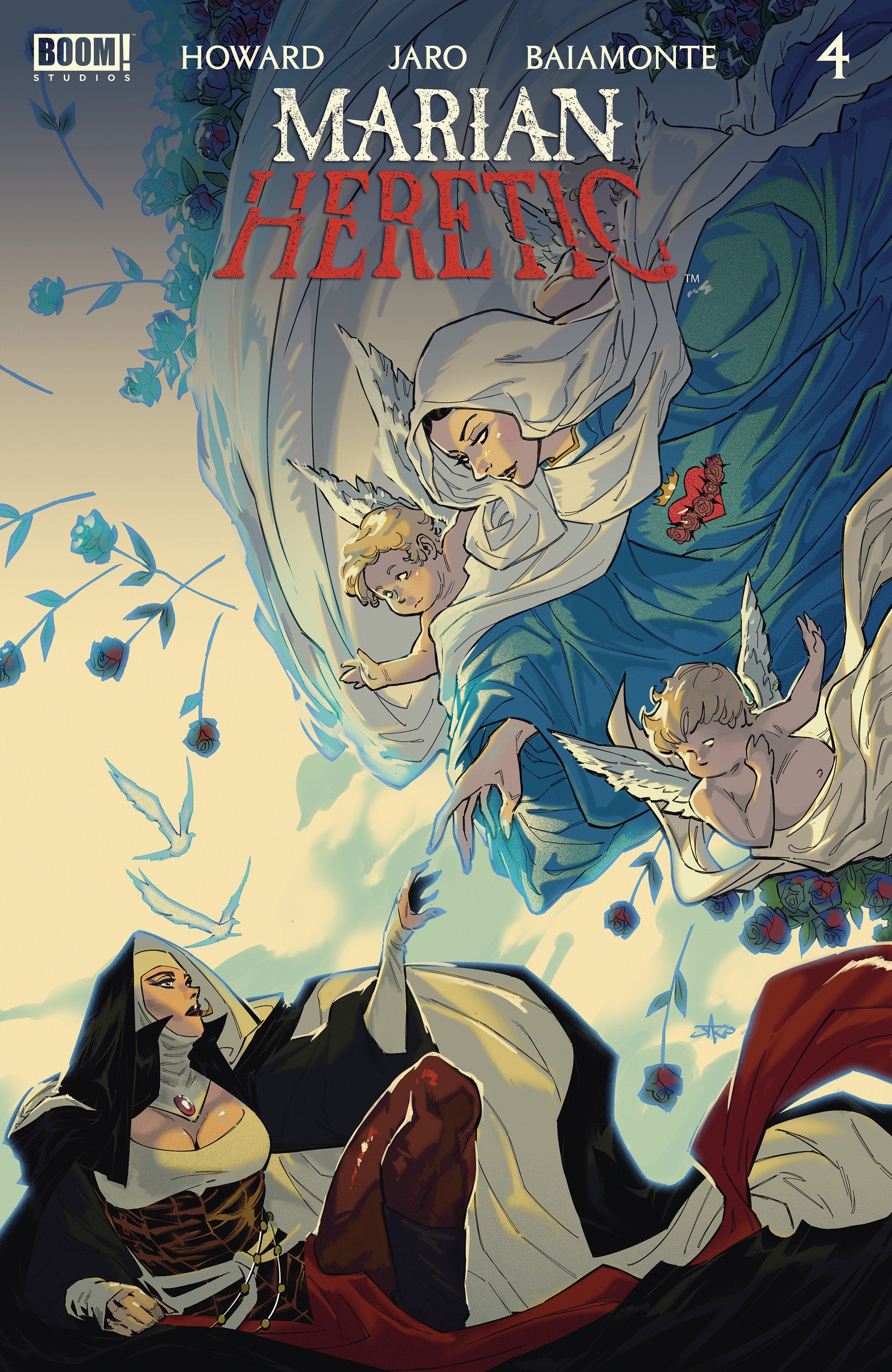 Marian Heretic #4 A Main (Dressed, Jaro) | L.A. Mood Comics and Games
