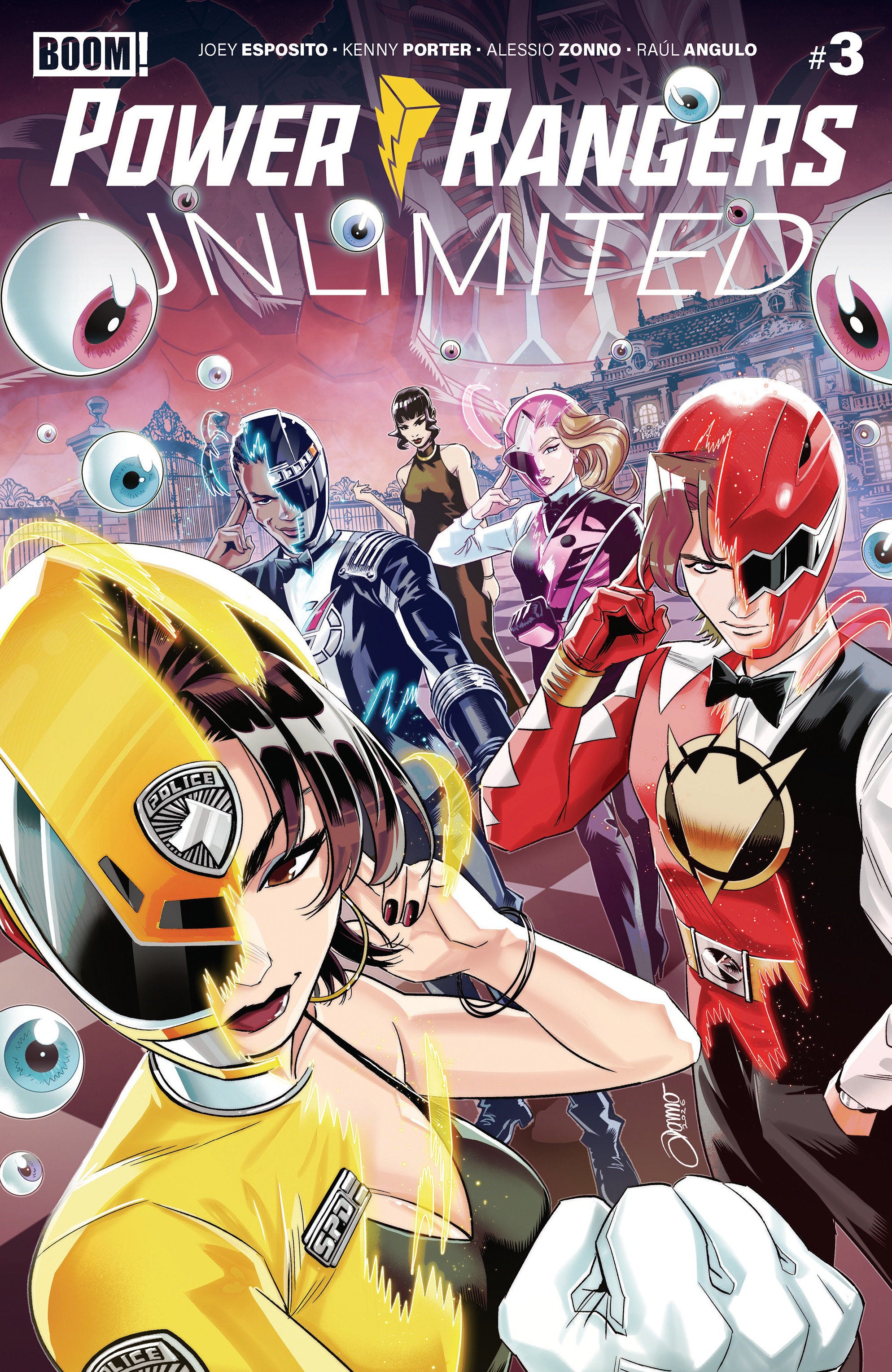 Power Rangers Unlimited #3 A Main (Dressed, Zonno) | L.A. Mood Comics and Games