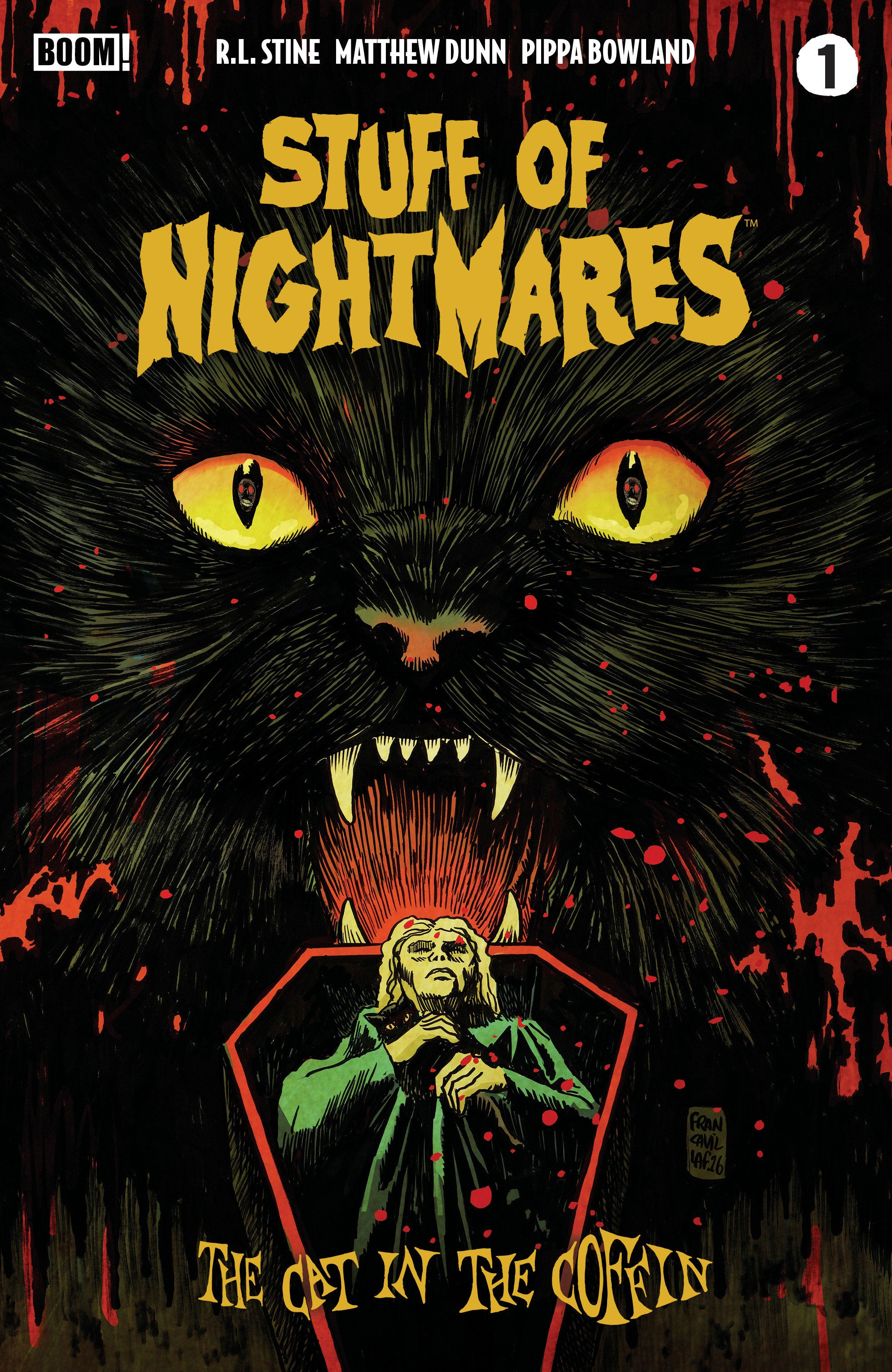 Stuff Of Nightmares: The Cat In The Coffin #1 A Main (Dressed, Francavilla) | L.A. Mood Comics and Games