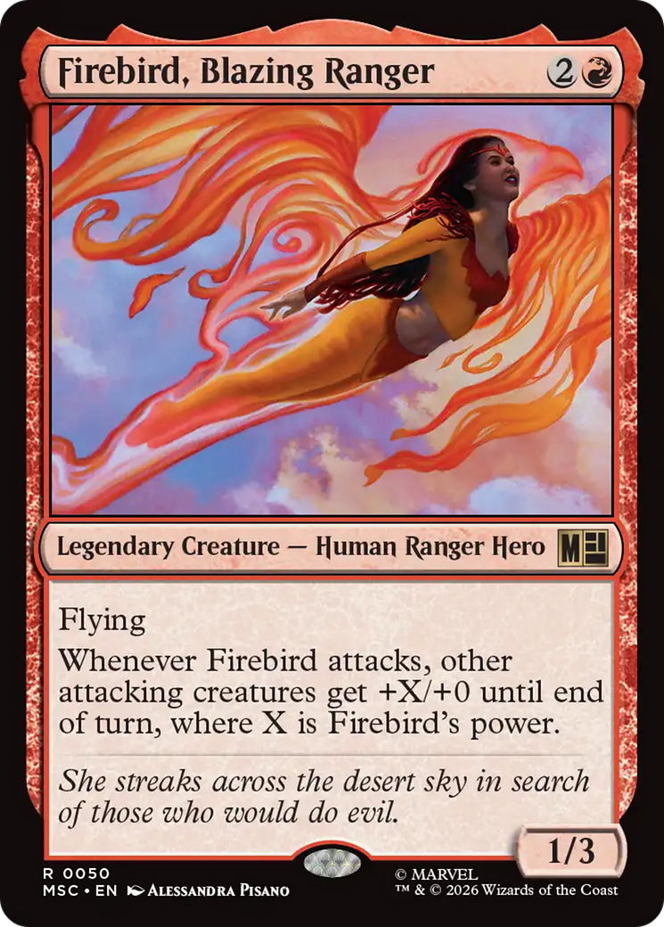 Firebird, Blazing Ranger [Marvel Super Heroes Commander] | L.A. Mood Comics and Games