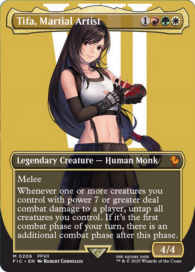 Tifa, Martial Artist (Borderless) [FINAL FANTASY Commander] | L.A. Mood Comics and Games