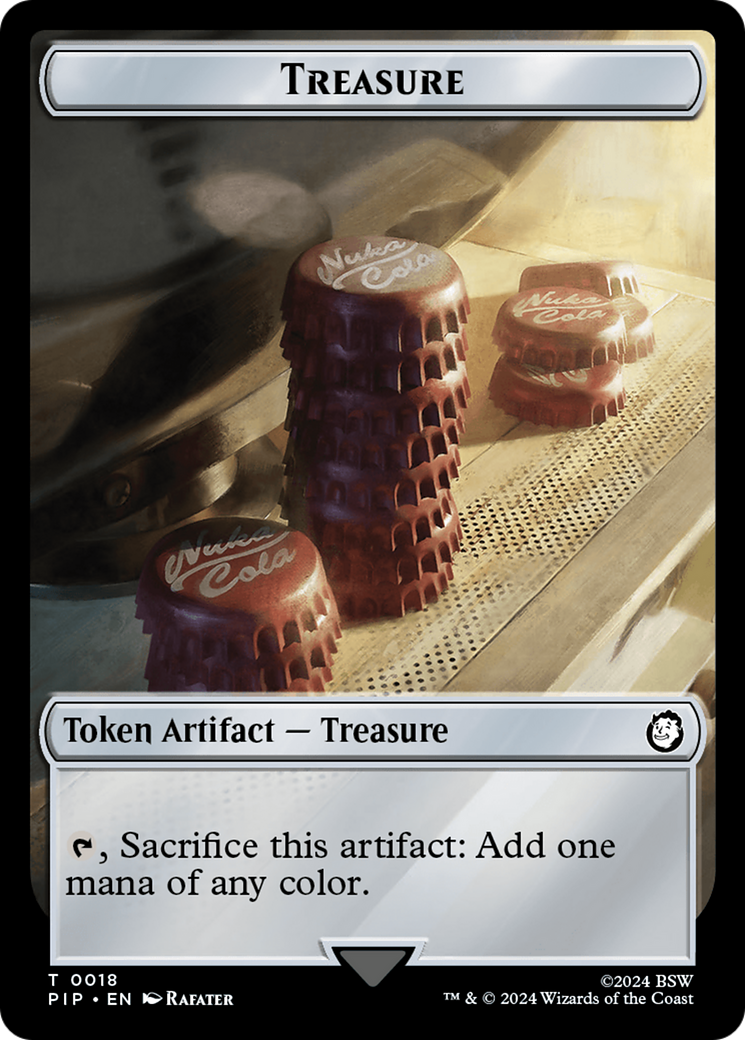 Treasure (0018) // Copy Double-Sided Token [Fallout Tokens] | L.A. Mood Comics and Games