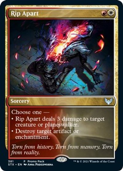 Rip Apart (Promo Pack) [Strixhaven: School of Mages Promos] | L.A. Mood Comics and Games
