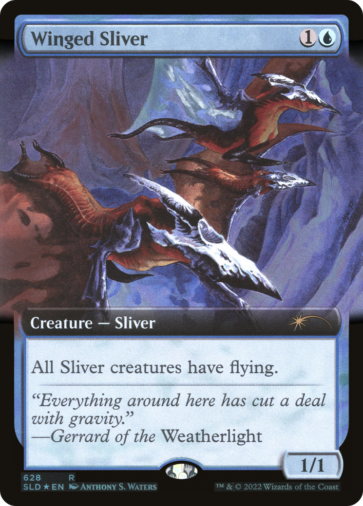 Winged Sliver (Extended Art) [Secret Lair Drop Promos] | L.A. Mood Comics and Games