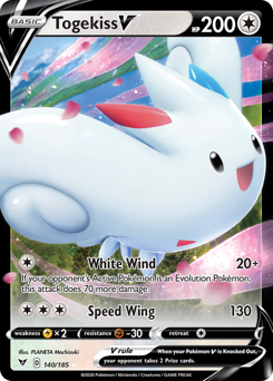 Togekiss V (140/185) [Sword & Shield: Vivid Voltage] | L.A. Mood Comics and Games