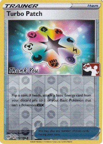 Turbo Patch (172/189) (Pokemon League) [Sword & Shield: Darkness Ablaze] | L.A. Mood Comics and Games