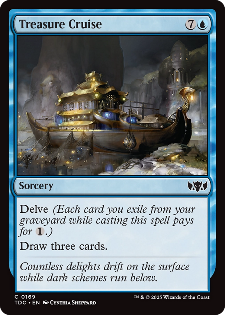 Treasure Cruise [Tarkir: Dragonstorm Commander] | L.A. Mood Comics and Games