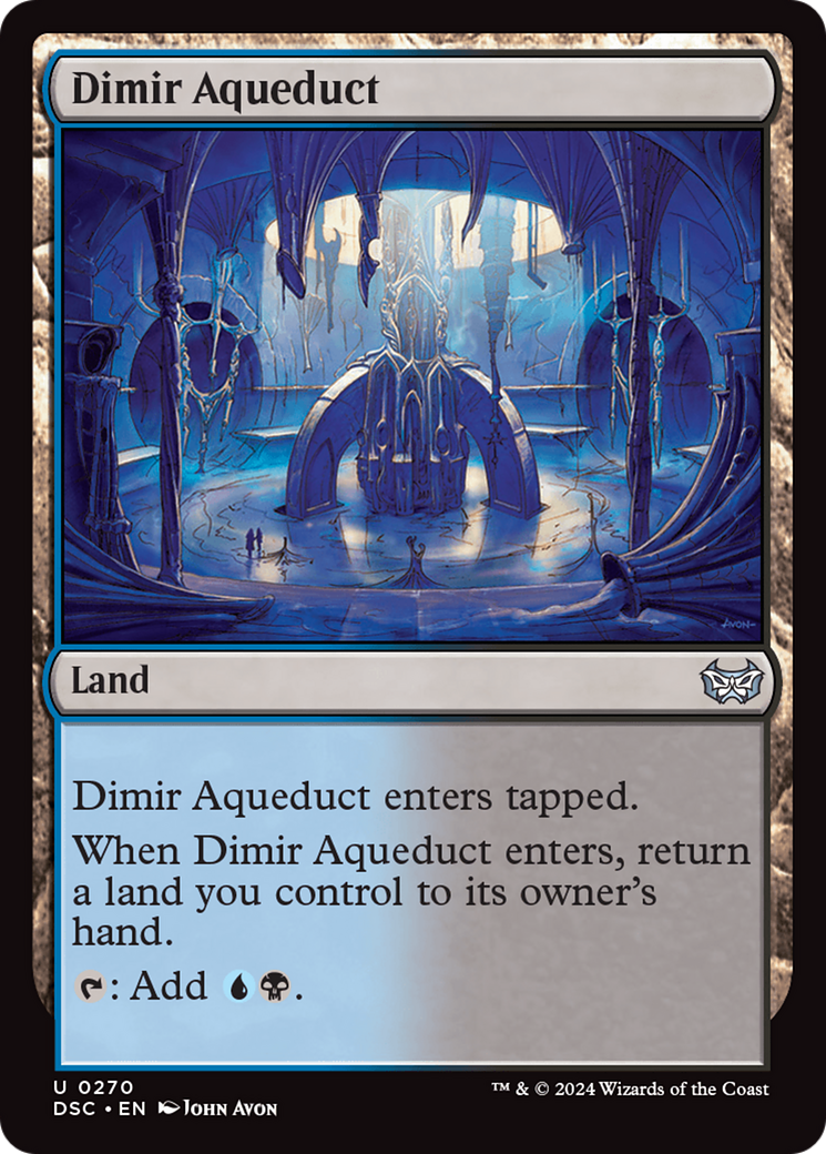 Dimir Aqueduct [Duskmourn: House of Horror Commander] | L.A. Mood Comics and Games