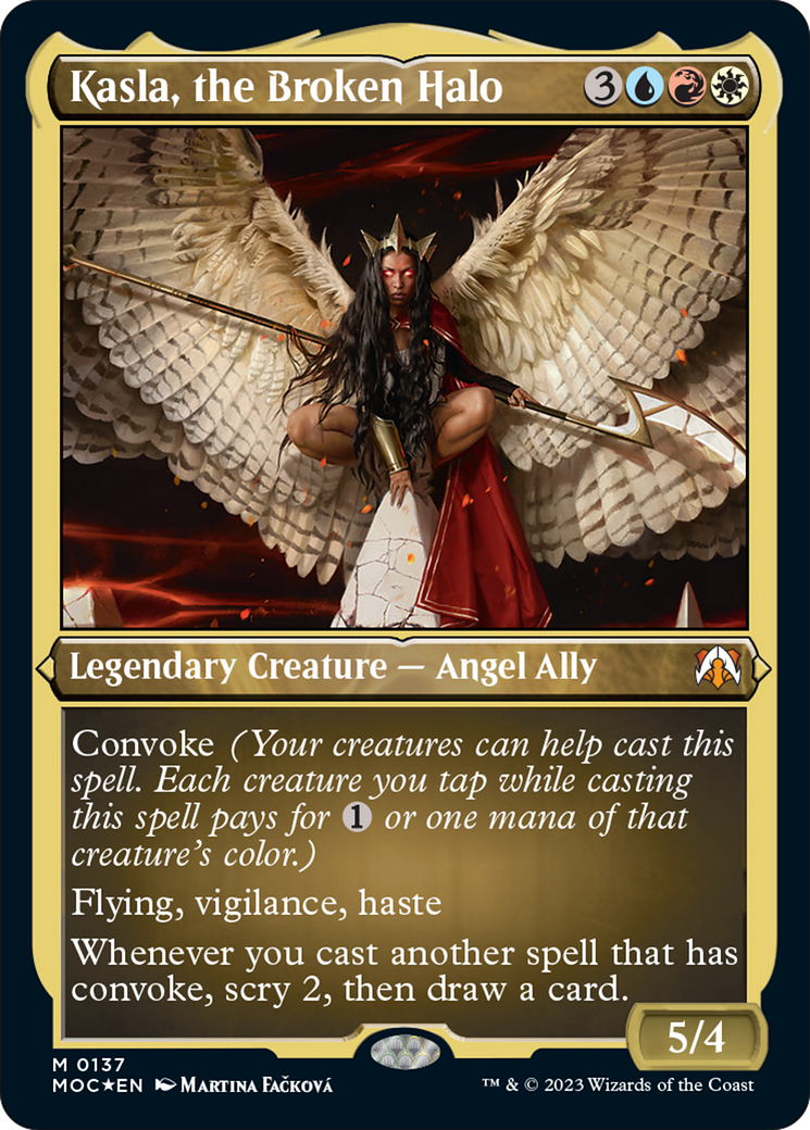 Kasla, the Broken Halo (Display Commander) [March of the Machine Commander] | L.A. Mood Comics and Games