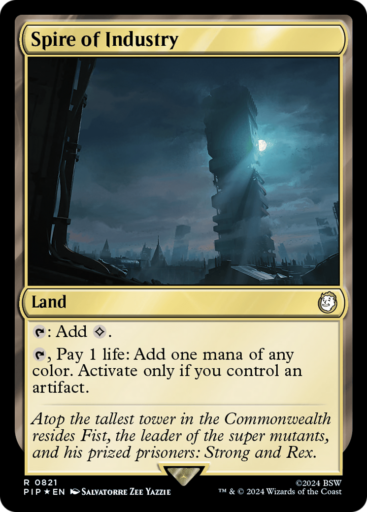 Spire of Industry (Surge Foil) [Fallout] | L.A. Mood Comics and Games