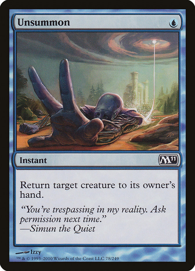 Unsummon [Magic 2011] | L.A. Mood Comics and Games