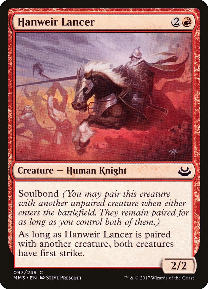 Hanweir Lancer [Modern Masters 2017] | L.A. Mood Comics and Games