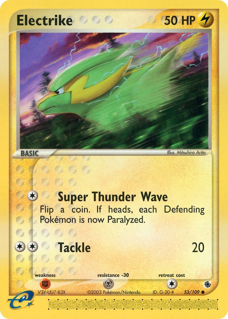 Electrike (53/109) [EX: Ruby & Sapphire] | L.A. Mood Comics and Games