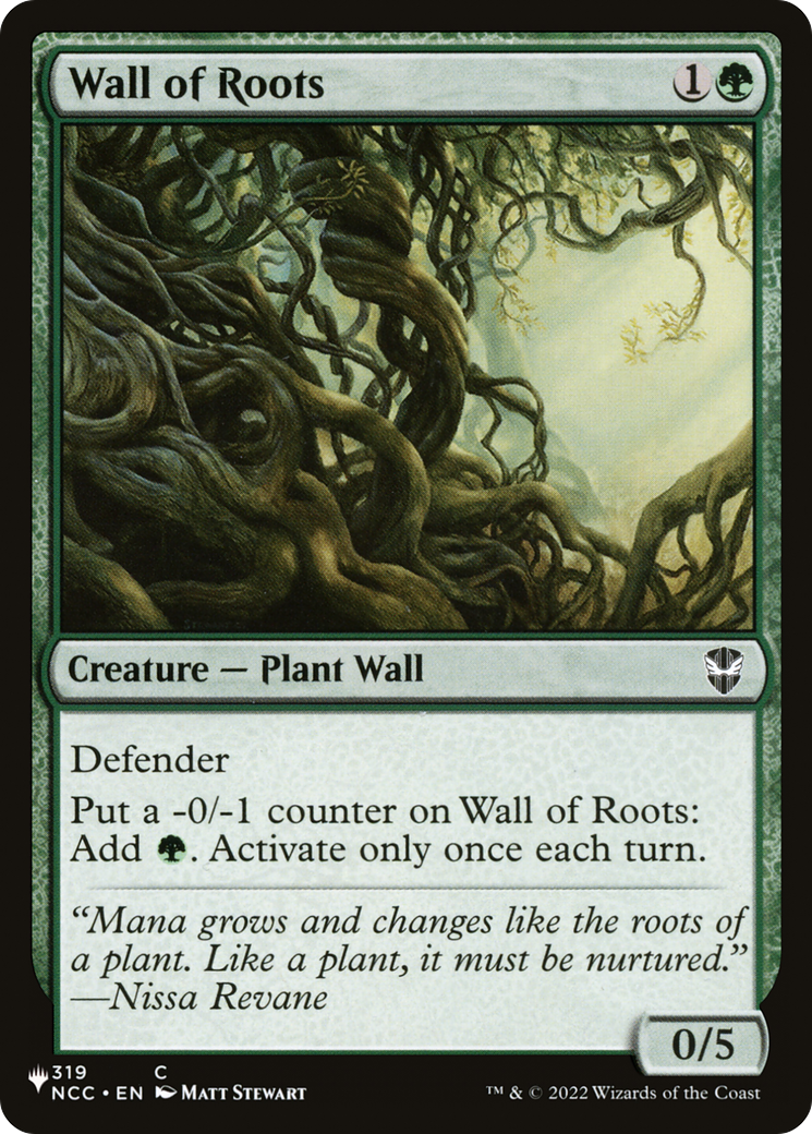 Wall of Roots [The List Reprints] | L.A. Mood Comics and Games