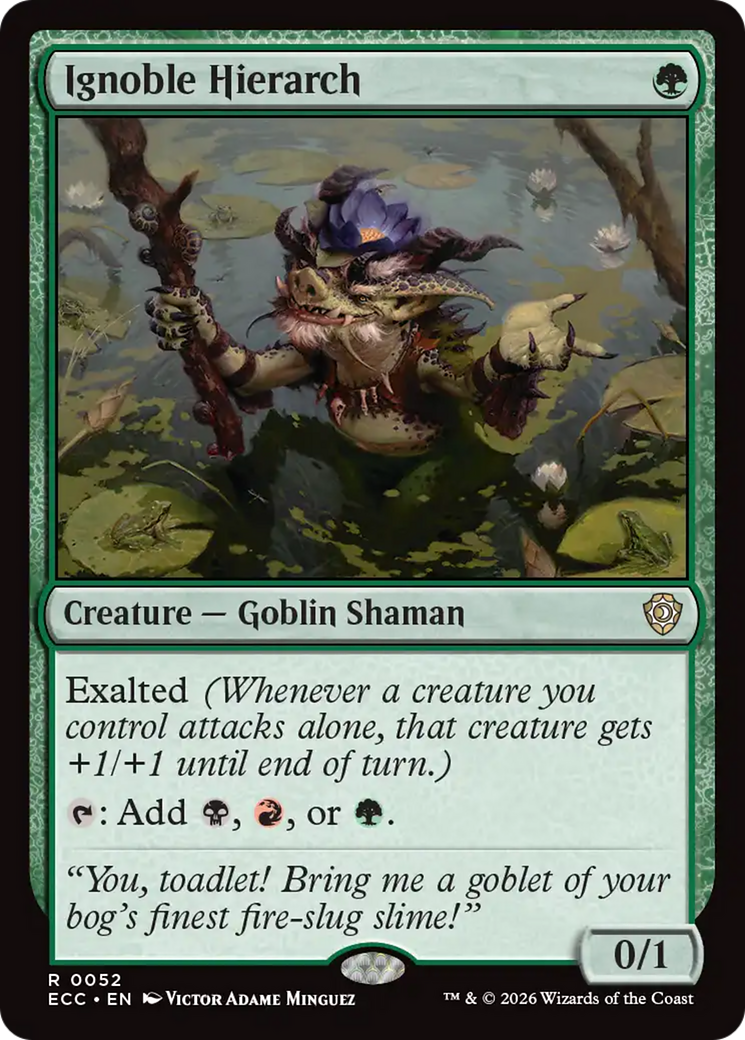Ignoble Hierarch [Lorwyn Eclipsed Commander] | L.A. Mood Comics and Games