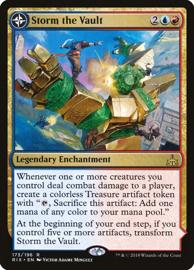 Storm the Vault // Vault of Catlacan [Rivals of Ixalan] | L.A. Mood Comics and Games