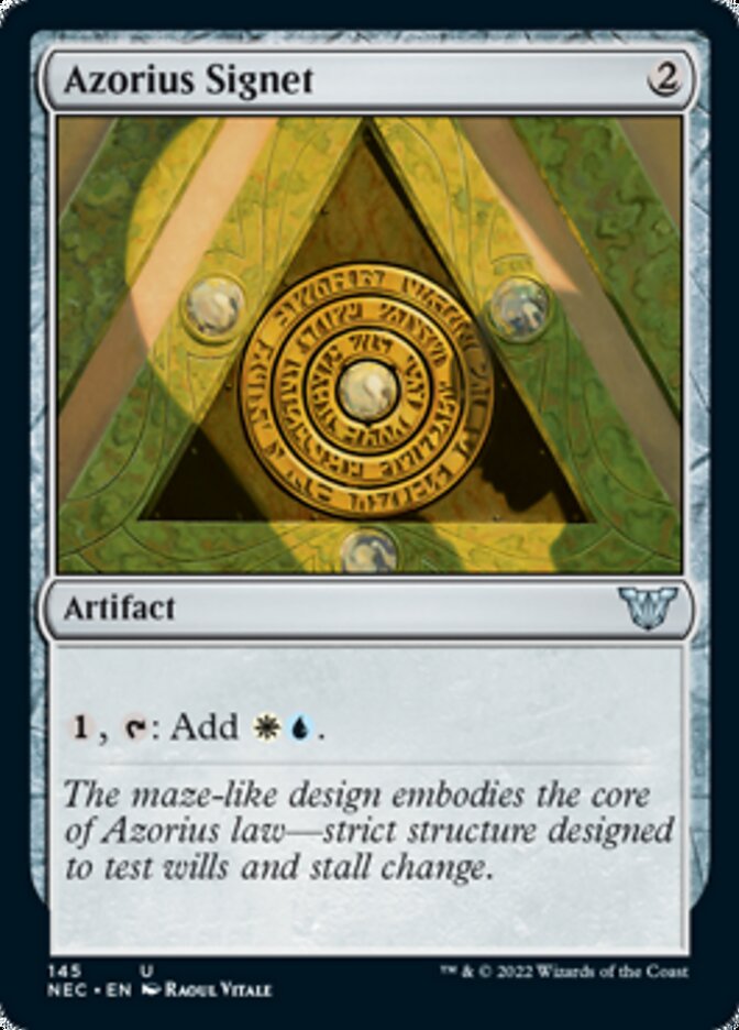 Azorius Signet [Kamigawa: Neon Dynasty Commander] | L.A. Mood Comics and Games