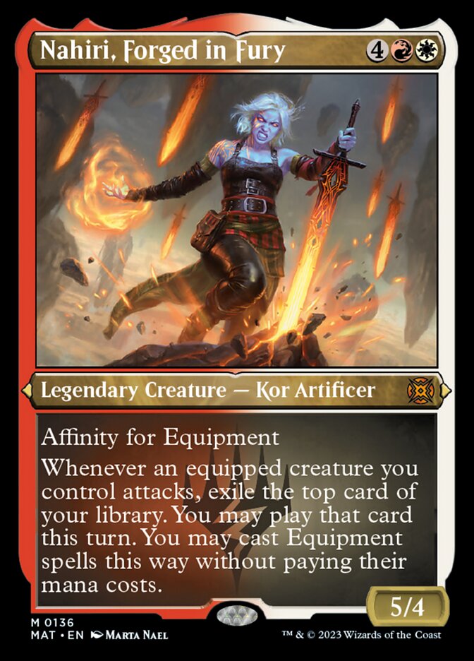 Nahiri, Forged in Fury (Foil Etched) [March of the Machine: The Aftermath] | L.A. Mood Comics and Games