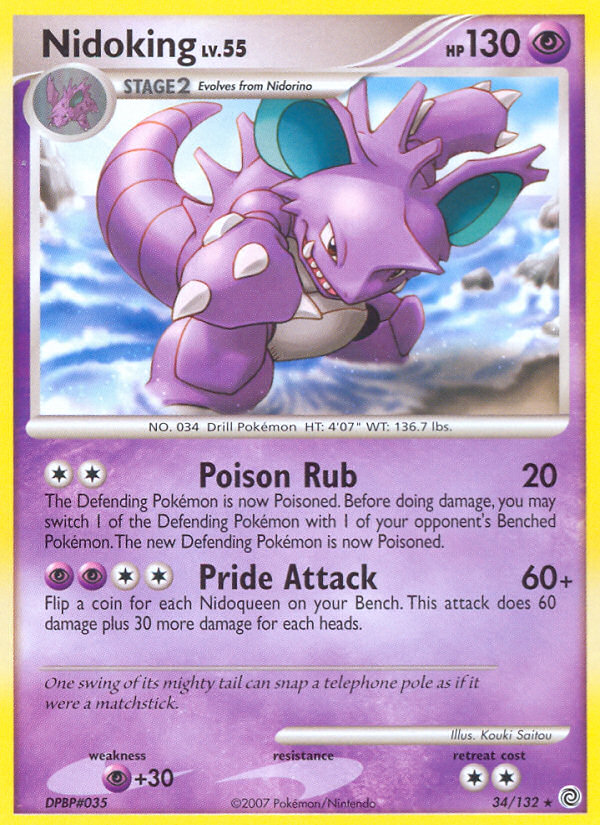 Nidoking (34/132) [Diamond & Pearl: Secret Wonders] | L.A. Mood Comics and Games