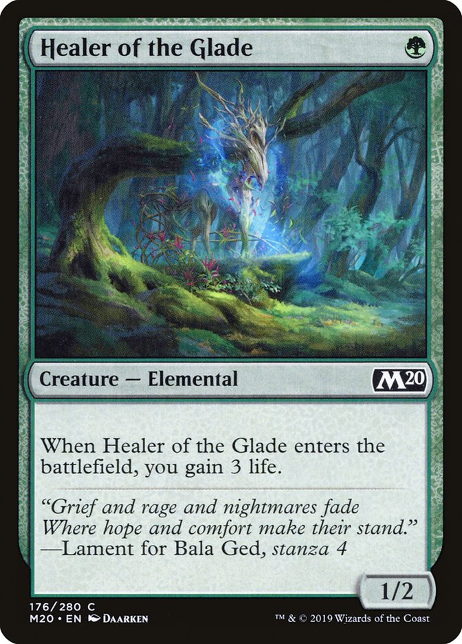 Healer of the Glade [Core Set 2020] | L.A. Mood Comics and Games