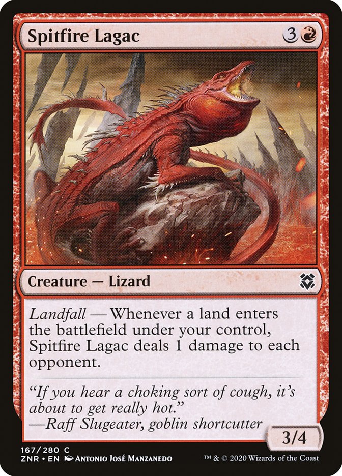 Spitfire Lagac [Zendikar Rising] | L.A. Mood Comics and Games
