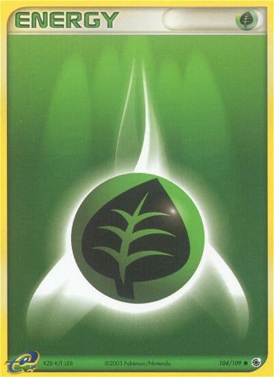 Grass Energy (104/109) [EX: Ruby & Sapphire] | L.A. Mood Comics and Games