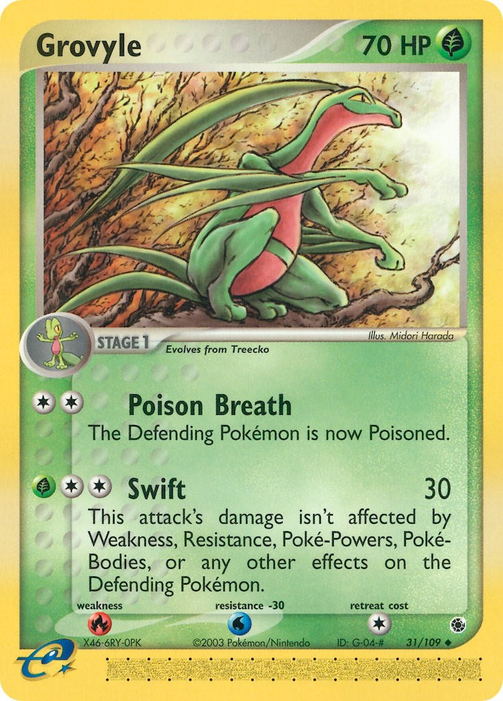 Grovyle (31/109) [EX: Ruby & Sapphire] | L.A. Mood Comics and Games