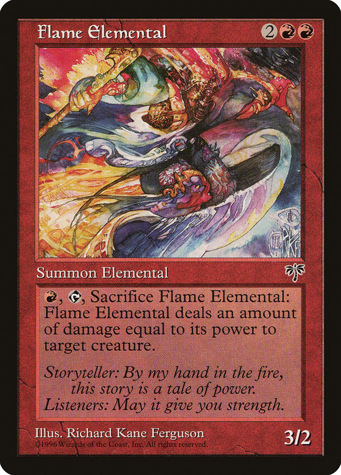 Flame Elemental [Mirage] | L.A. Mood Comics and Games