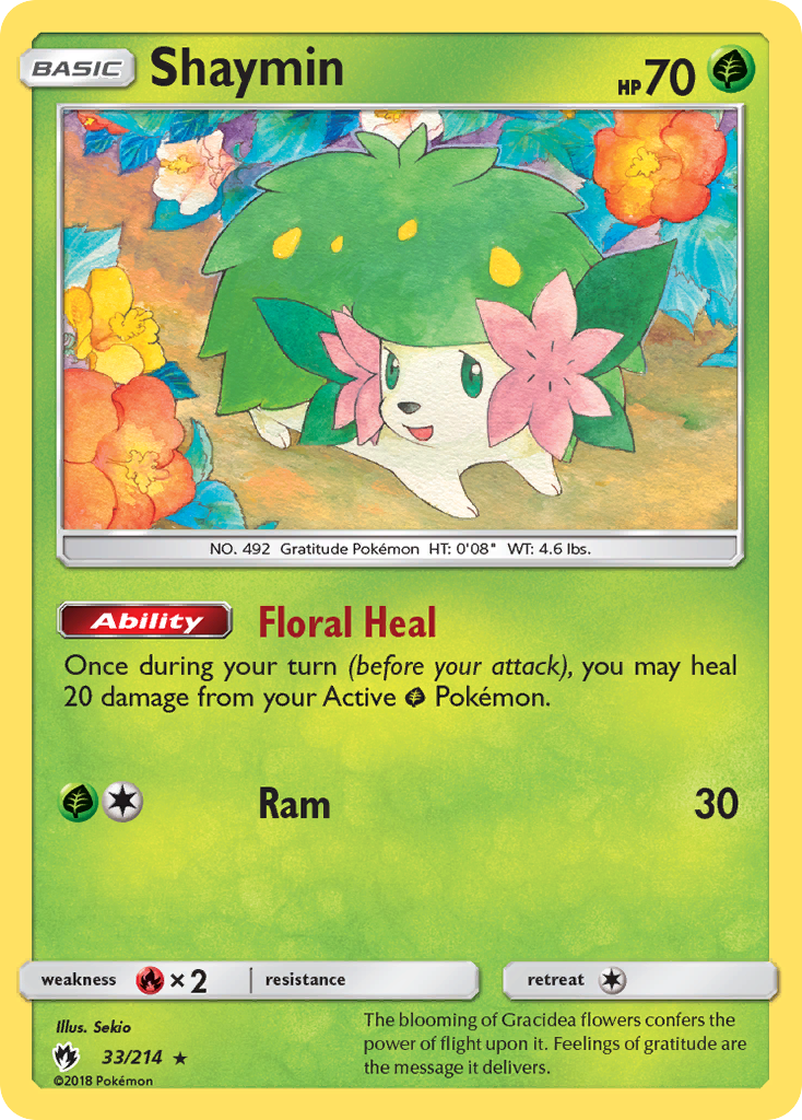 Shaymin (33/214) [Sun & Moon: Lost Thunder] | L.A. Mood Comics and Games