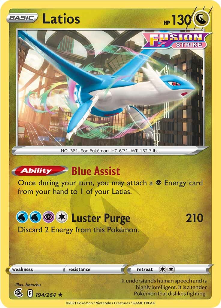 Latios (194/264) [Sword & Shield: Fusion Strike] | L.A. Mood Comics and Games