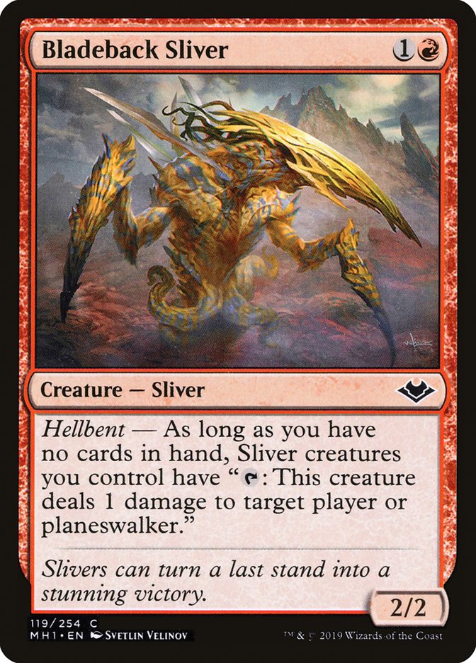 Bladeback Sliver [Modern Horizons] | L.A. Mood Comics and Games
