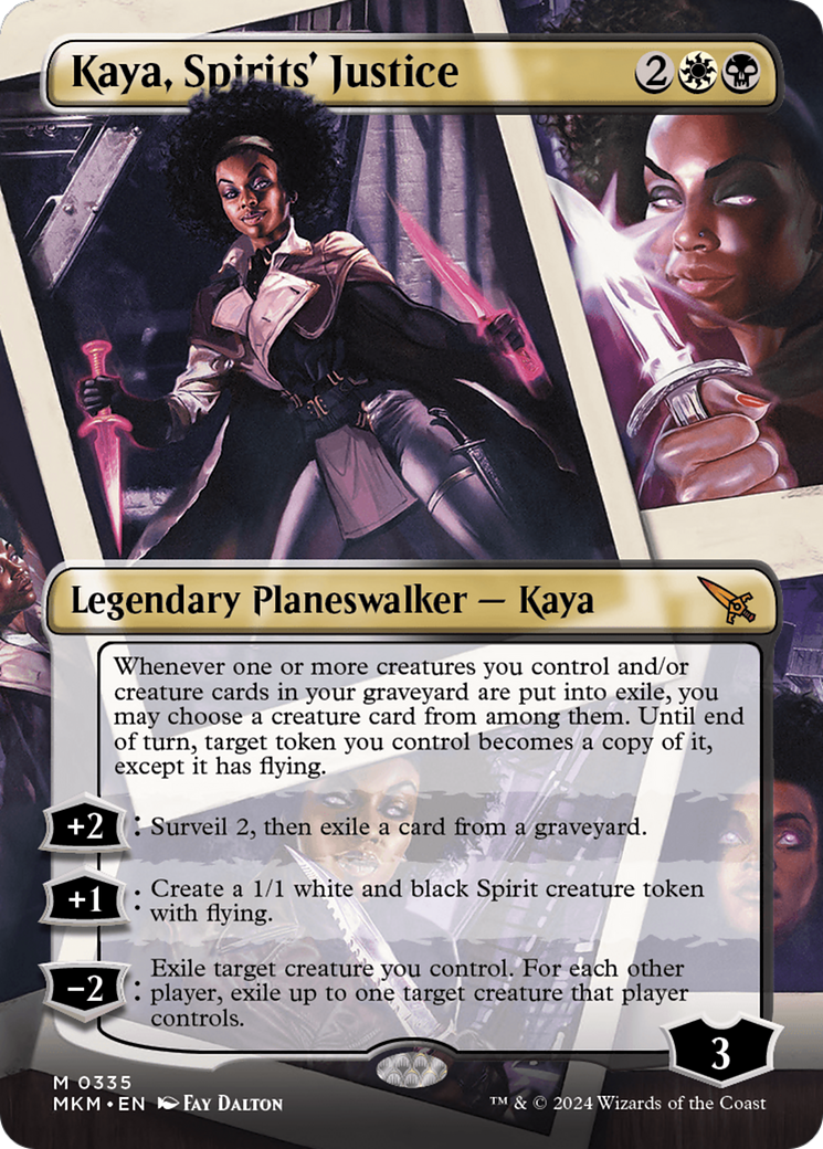 Kaya, Spirits' Justice (Borderless) [Murders at Karlov Manor] | L.A. Mood Comics and Games
