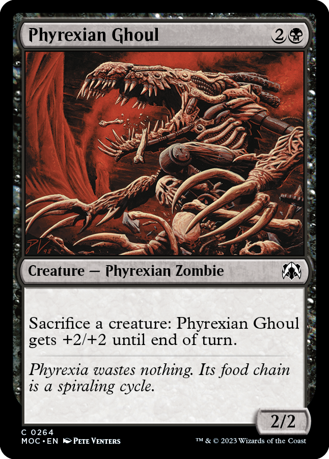 Phyrexian Ghoul [March of the Machine Commander] | L.A. Mood Comics and Games