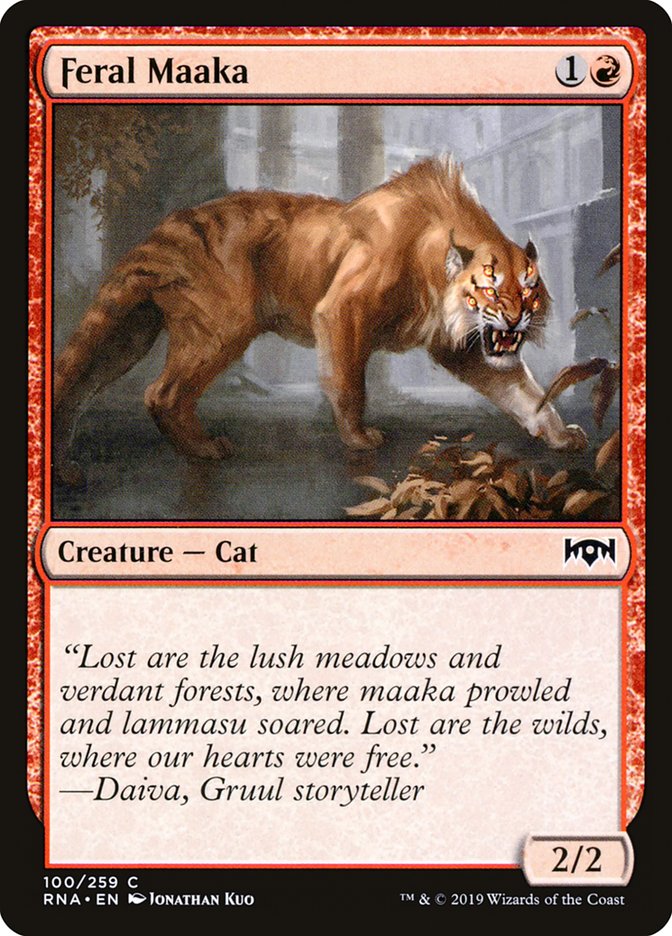 Feral Maaka [Ravnica Allegiance] | L.A. Mood Comics and Games